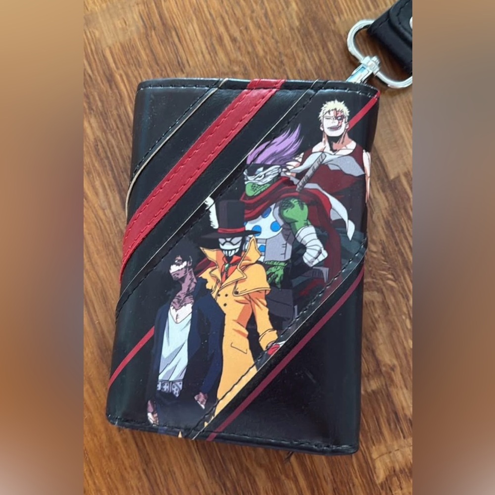 My Hero Academia Vanguard Action Squad Trifold Wallet with Strap - Picture 2 of 4
